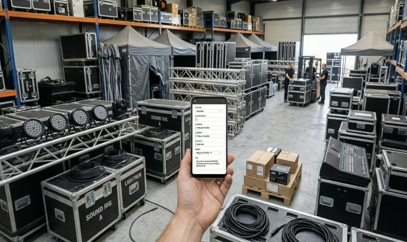 Réservations de stock pour projets et clients GSE-Web